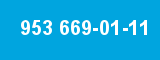 953 669-01-11 953 669-01-11